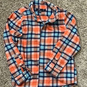 Vineyard Vines whale button up - brushed flannel